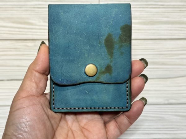 LEATHER MINIMALIST SNAP WALLETS - Image 11