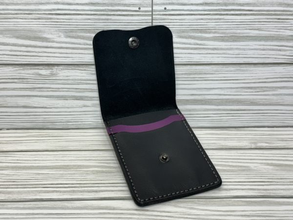 LEATHER MINIMALIST SNAP WALLETS - Image 8