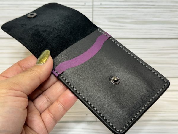 LEATHER MINIMALIST SNAP WALLETS - Image 10