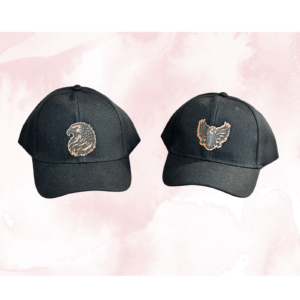 Custom Leatherette Hat Patch Baseball Caps(Black Only)