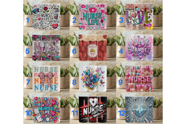 20oz & 30oz Skinny Tumblers – Special Sale for Nurses, Teachers, and Moms - Image 3