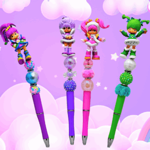 🌈 Rainbow Brite Beadable Pen – Premade & Ready to Ship!