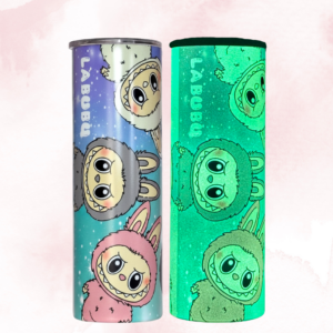 🌟 20oz Glow-in-the-Dark Bubu Monster-Themed Tumbler 🌟