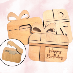 Wood Gift Card Holders